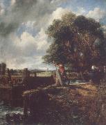 John Constable Flatford Lock 19April 1823 oil painting artist